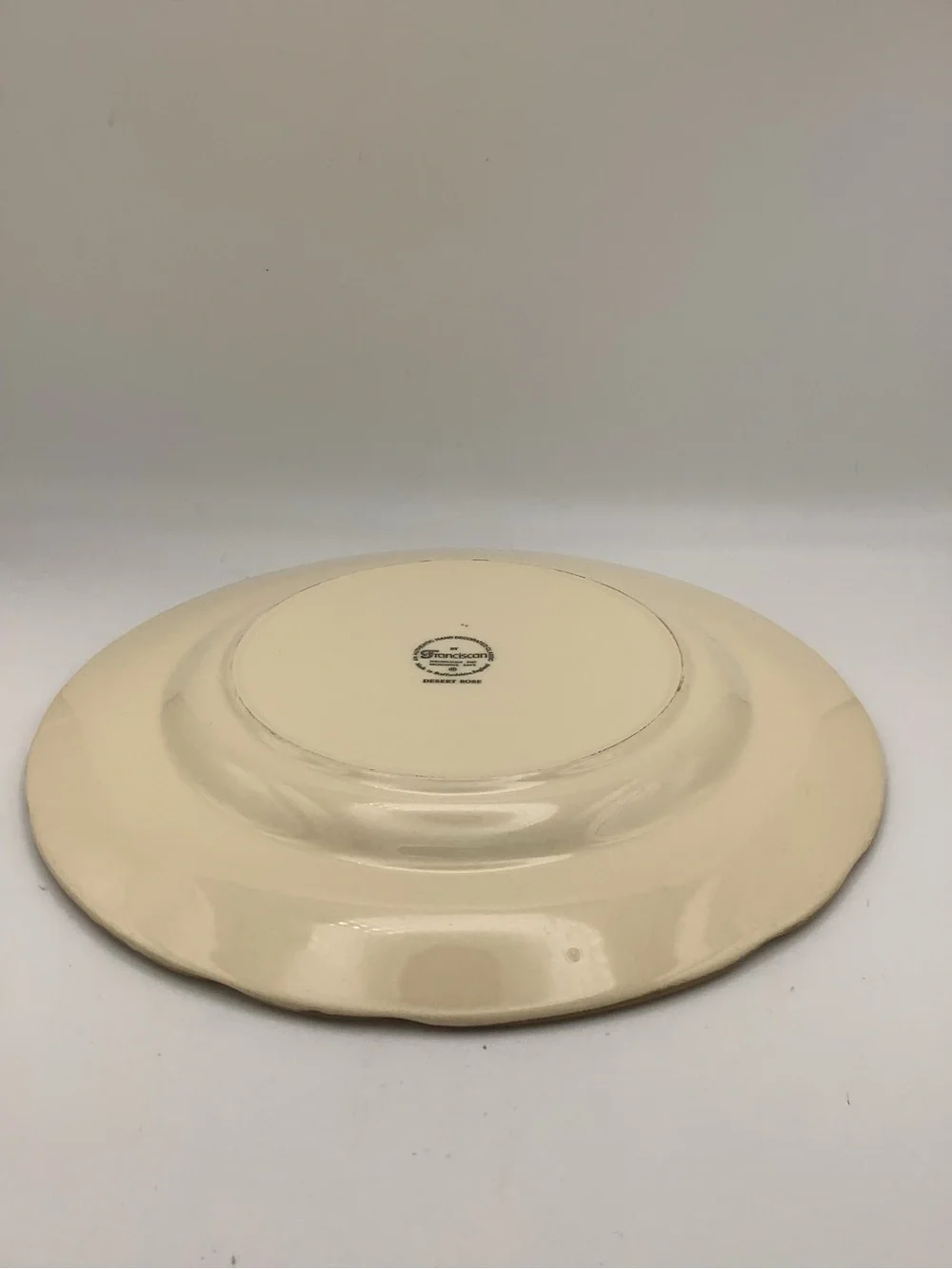 Three Franciscan Desert Rose Dinner Plates Made in England
